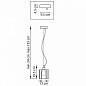 722014 Lightstar Limpio подвесной светильник, 40Вт, хром