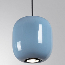 5053/1B Odeon Light Ovali подвесной светильник с шарообразным плафоном черный