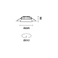 QW03 Easy Space iGuzzini Ø 225 mm - warm white - DALI - Transparent/Black — фото 1