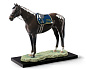1009184 Lladro Deep Impact фарфоровая фигурка лошади с синим седлом — фото 2