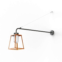 Lampiok 1 N° 6; Frosted glass E27 52W; Patined lacquered copper