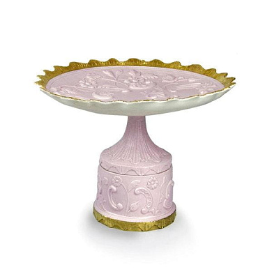 Taormina pink & gold cake stand подставка для торта, Villari