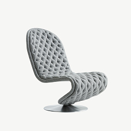 Кресло System 1-2-3 Lounge Deluxe Round base Verpan 910401xx