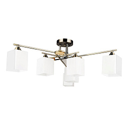 A4497PL-6AB Arte Lamp LARGO потолочная люстра с четырьмя квадратными плафонами