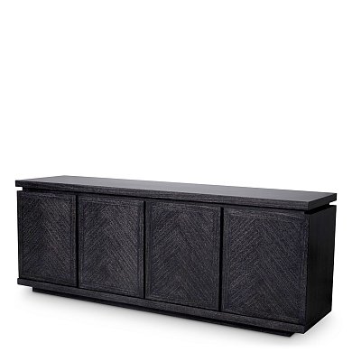 длинный комод с рисунком «ёлочка»