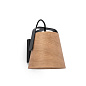 29844 STOOD BLACK WALL LAMP + WOOD E27 MAX 20W настенный светильник Faro barcelona — фото 4