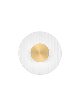 Clear Glass Brass Gold Metal LED 6Watt 220-240Volt 203Lm IP20 3000K D:20 W:8.5 cm