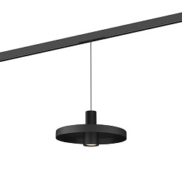 ODREY on track 1.2 LED Jet Black Wever Ducre Odrey On Track плоский трековый светильник чёрного цвета для магнитного трека 48V