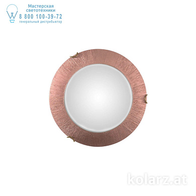 Kolarz MOON A1306.11LED.4.SunCu потолочный светильник состаренная латунь ø30cm высота 8cm 1 лампа led