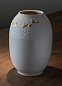 Фарфоровая ваза с карпами кои Koi Lladro, золотой люстр 01009462 — фото 1