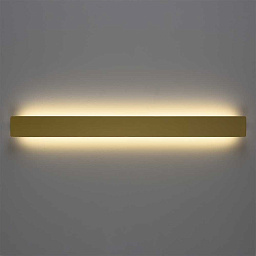 A38330O ACB Iluminacion Fosca настенный светильник вытянутой формы, корпус цвета техническое золото, встроенный светодиод
