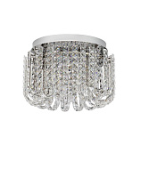 Triac Dimmable Chrome Metal & Crystal LED 34Watt 220-240Volt 2358Lm IP20 3500K D:50 H:31.3 cm