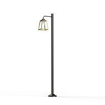 Lampiok 1 N° 7; Clear glass E27 52W; Tinted lacquered brass
