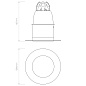 1392019 Void 80 Astro lighting встраиваемый светильник матовый белый — фото 3