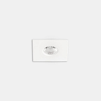 Downlight Play Flat Mini Square Fixed 3.2W 4000K CRI 80 28.5º White IP54 347lm