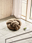 2682-2000 Knot Design House Stockholm Крупная декоративная подушка-узел жёлтого цвета — фото 2