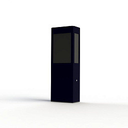 108005065 Roger Pradier Brick2 садовый боллард прямоугольной формы синего оттенка