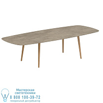 ОБЕДЕННЫЙ СТОЛ STYLETTO STANDARD 300X120CM НОГИ ИЗ ТИКА КЕРАМИЧЕСКАЯ СТОЛ TERRA SABBIA Royal Botania