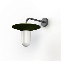 Cooper N° 2; Frosted glass E27 52W; Fern green