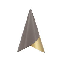 Cornet Umber & Brass Ø13.4 x 23,8 cm