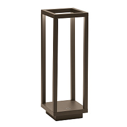 LD0258R3 Zafferano Home настольная лампа на аккумуляторе с прямоугольным корпусом и регулируемой подсветкой