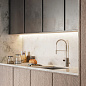203126 Ideal Lux SLOT ANG TONDO D16xD16 2000 mm WH surface profile белый — фото 2