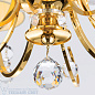 KRISTALLDESIGN Orion люстра LU 2144/5 gold/4469 champ золотой — фото 5