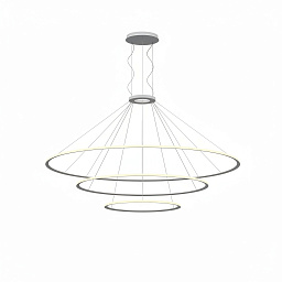 CF4G-00V9AZDU14 Leds C4 Circular подвесная люстра с тремя кольцами белого цвета