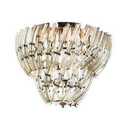A1054PL-6GO Arte Lamp Ella потолочная люстра с овальной композицией и металлической рамой