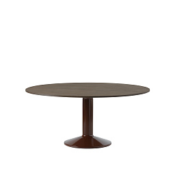 MITAB160R0502 Muuto Midst обеденный стол круглый дуб темно красный 160 см
