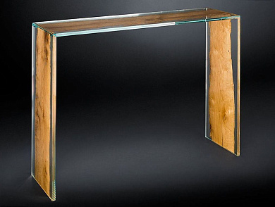 VENEZA Прямоугольный деревянный консольный стол в современном стиле VGnewtrend