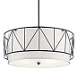 Birkleigh 11.5" 4 Light Pendant with Satin Etched Glass Black подвесной светильник 52072BK Kichler — фото 3