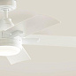 52" Tide 5 Blade LED Outdoor Ceiling Fan White уличная люстра-вентилятор 310075WH Kichler — фото 1