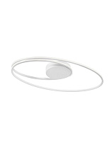 White Aluminium & Acrylic LED 28 Watt 220-240 Volt 1950Lm 3000K IP20 D: 60 W: 35 H: 15 cm