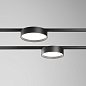 Магнитный трековый светильник Deva DISC 15W 3000K Ideal Lux 332901, черный — фото 2