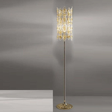 IDL Sofia 488/1P Light gold+GoldMurano торшер