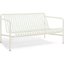 Palissade Lounge Sofa, сталь, порошковая окраска, кремово-белый