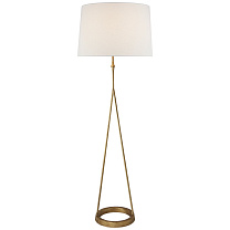 Dauphine Floor Lamp позолоченное железо с льняным абажуром