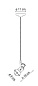 Loft Поворотный керамический подвесной светильник FERROLUCE C1660 - C1660-1