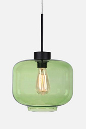 673503 Globen Lighting Ritz подвесной светильник с плафоном из зелёного стекла