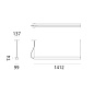 1853000A Artemide Dreispitz 2 Рассеянное излучение - 150 - Горизонтальный подвесной светильник — фото 1