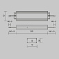 PSL008-150W-48V-IP67 Maytoni Power Supply Magnetic Источник напряжения 150W Серебро — фото 5