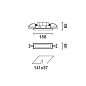 BX67 Laser Blade InOut iGuzzini Recessed rectangular ceiling-mounted IP65 luminaire, compact body,  Warm White LEDs, DALI Wide Flood optic.