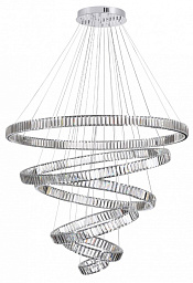 4930/260L Odeon Light Vekia подвесной светильник с изогнутыми хрустальными элементами
