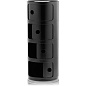 0498509 Kartell Componibili Классический комод с 4 отделениями, черный — фото 1