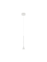 Triac Dimmable White Aluminium LED 6 Watt 220-240 Volt 262Lm 3000K IP20 D: 6 H:137 cm