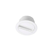 White trimless recessed installation kit