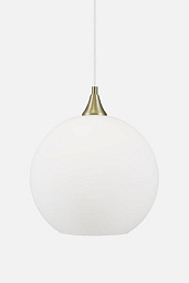 651608 Globen Lighting Bowl подвесной светильник с шарообразным белым плафоном
