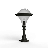 Dallas N° 6; Smoked polycarbonate E27 75W; Dark grey