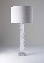 Clear shown with 16 Tall Cylinder in Natural Linen with Cream Card lining